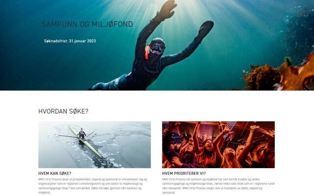 MMC First Process med samfunn og miljøfond