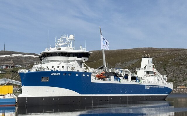 MS Veidnes døpt i Hammerfest