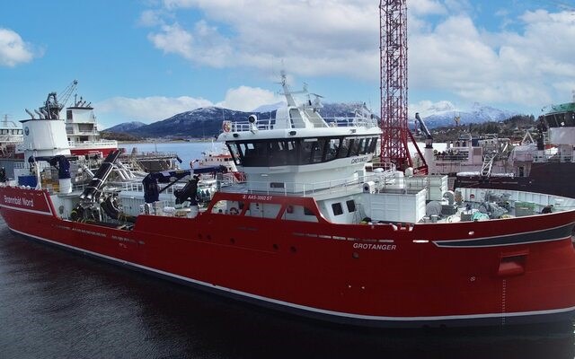 Aas Mek. overleverte Grotanger til Brønnbåt Nord